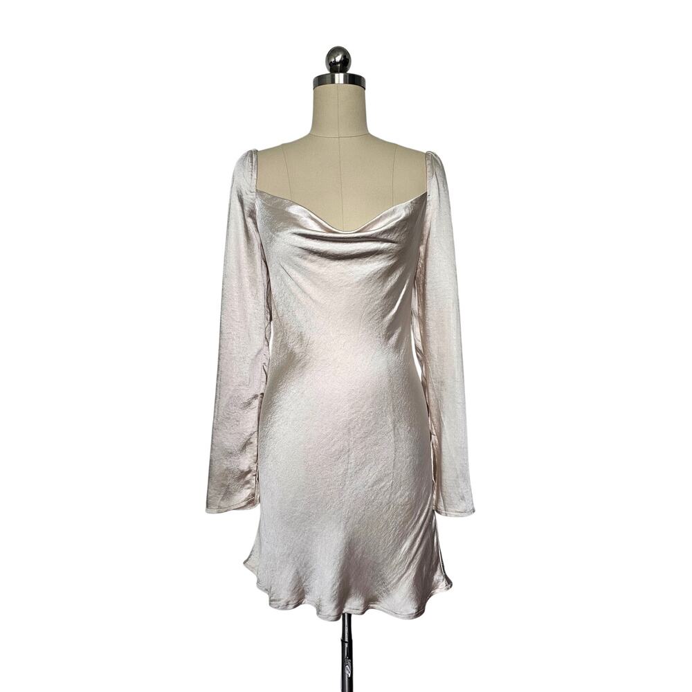 Princess Polly Cream Mini Dress